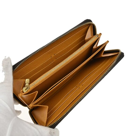 LOUIS VUITTON Zippy Wallet My LV Heritage Monogram Leather Brown 30YH568 - Picture 10 of 16